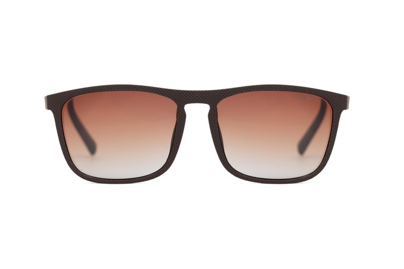 VEGAS Full Rim Square Unisex Saddle Brown  Sunglasses V2065 S C3 - Image 2